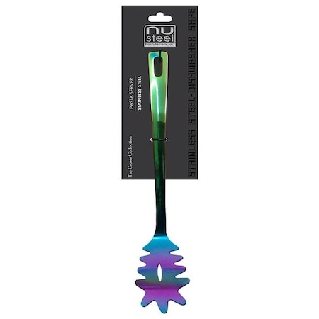 Nu Steel NuSteel TG-RBWCWN-PSTA 1.8 mm Rainbow Crown Pasta Server TG-RBWCWN-PSTA